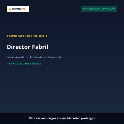 Director Fabril