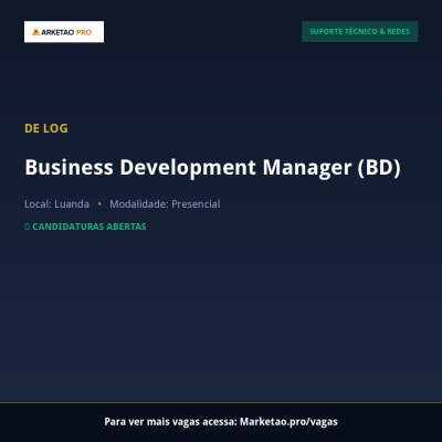Business Development Manager (BD)
