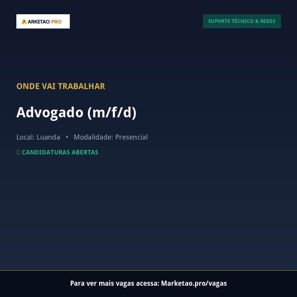 Advogado (m/f/d)