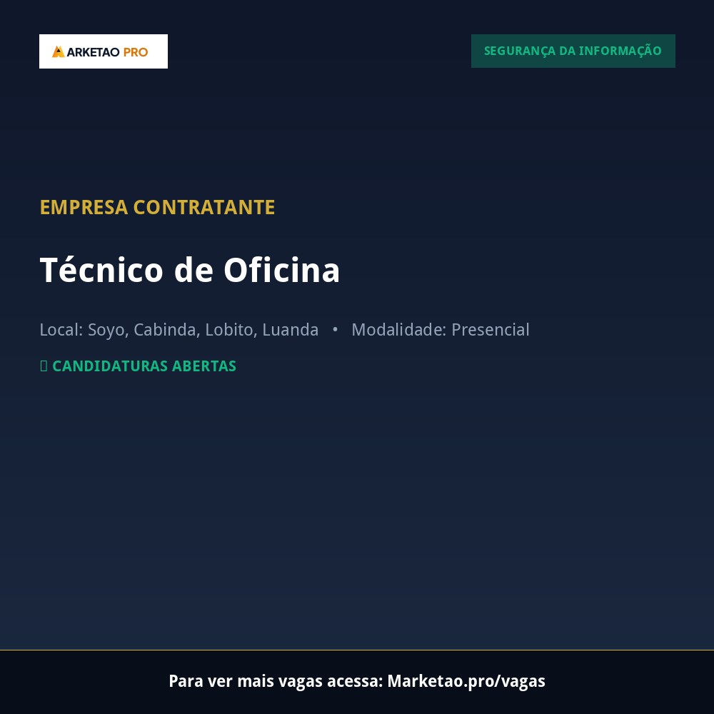 Técnico de Oficina