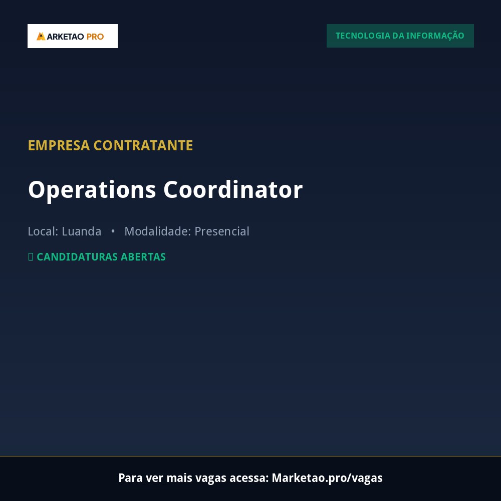 Operations Coordinator