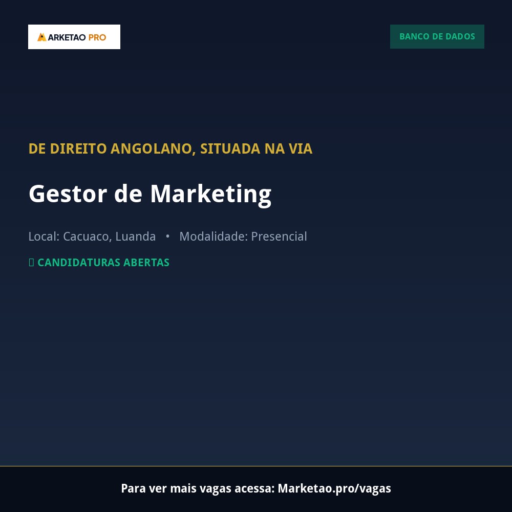 Gestor de Marketing