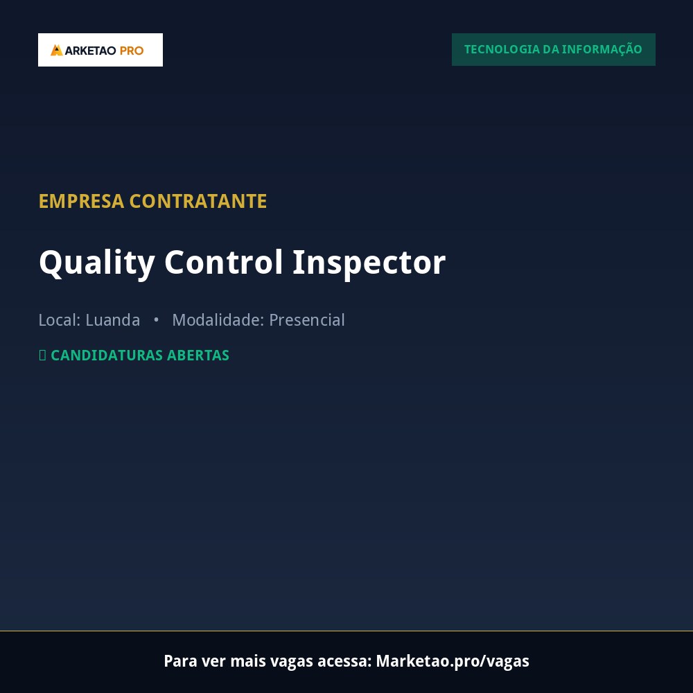 Quality Control Inspector