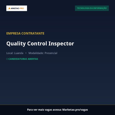 Quality Control Inspector
