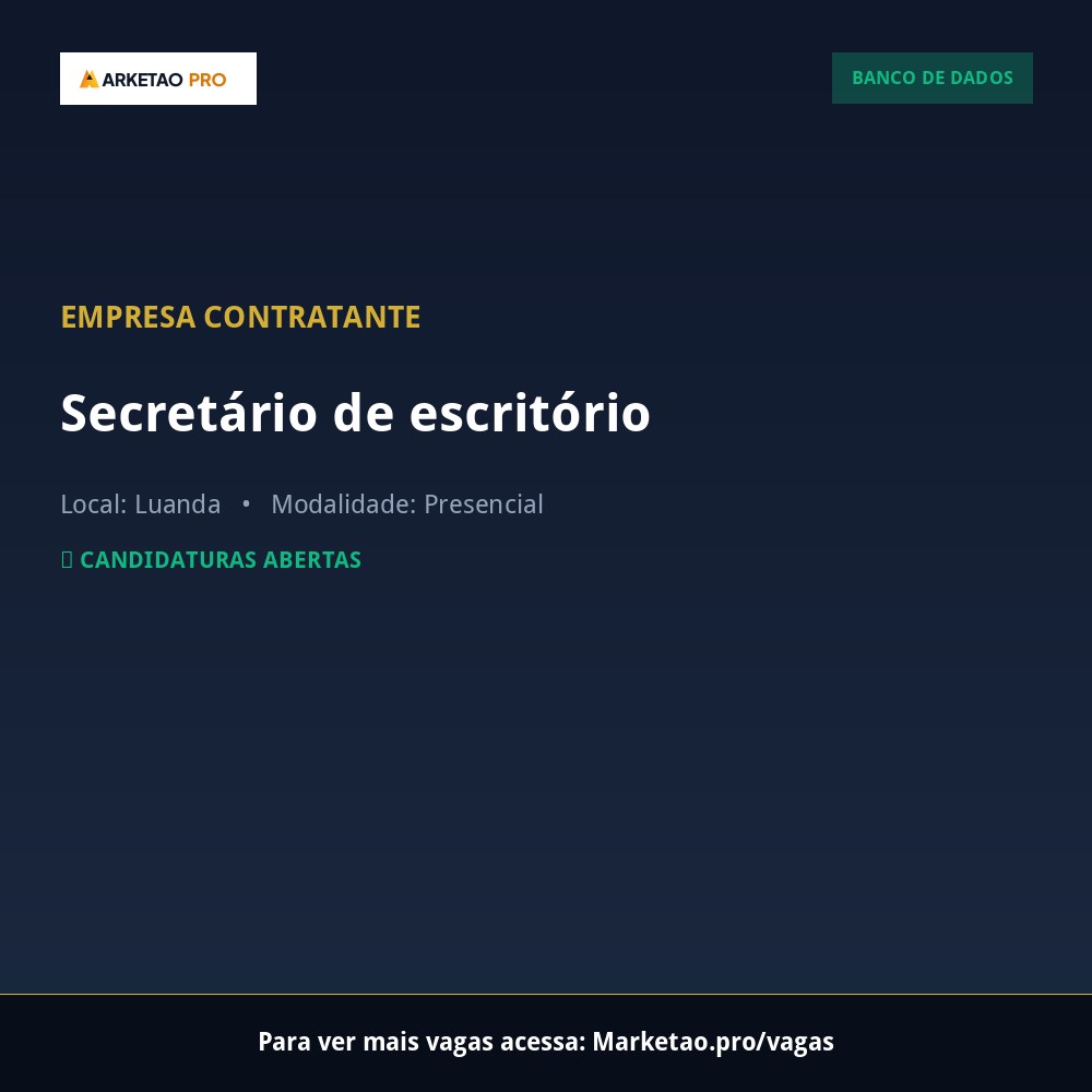 Secretário de escritório