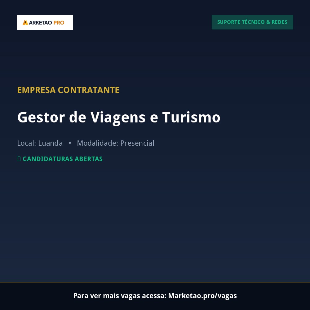 Gestor de Viagens e Turismo