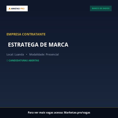  ESTRATEGA DE MARCA