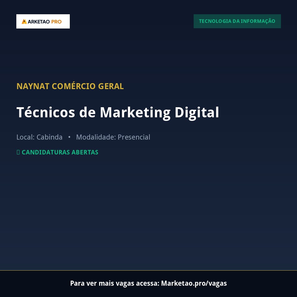Técnicos de Marketing Digital