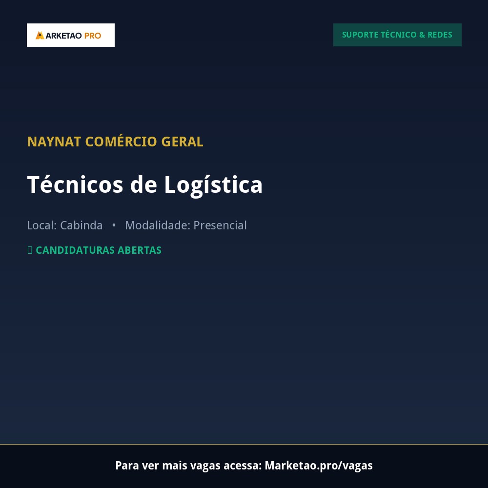 Técnicos de Logística