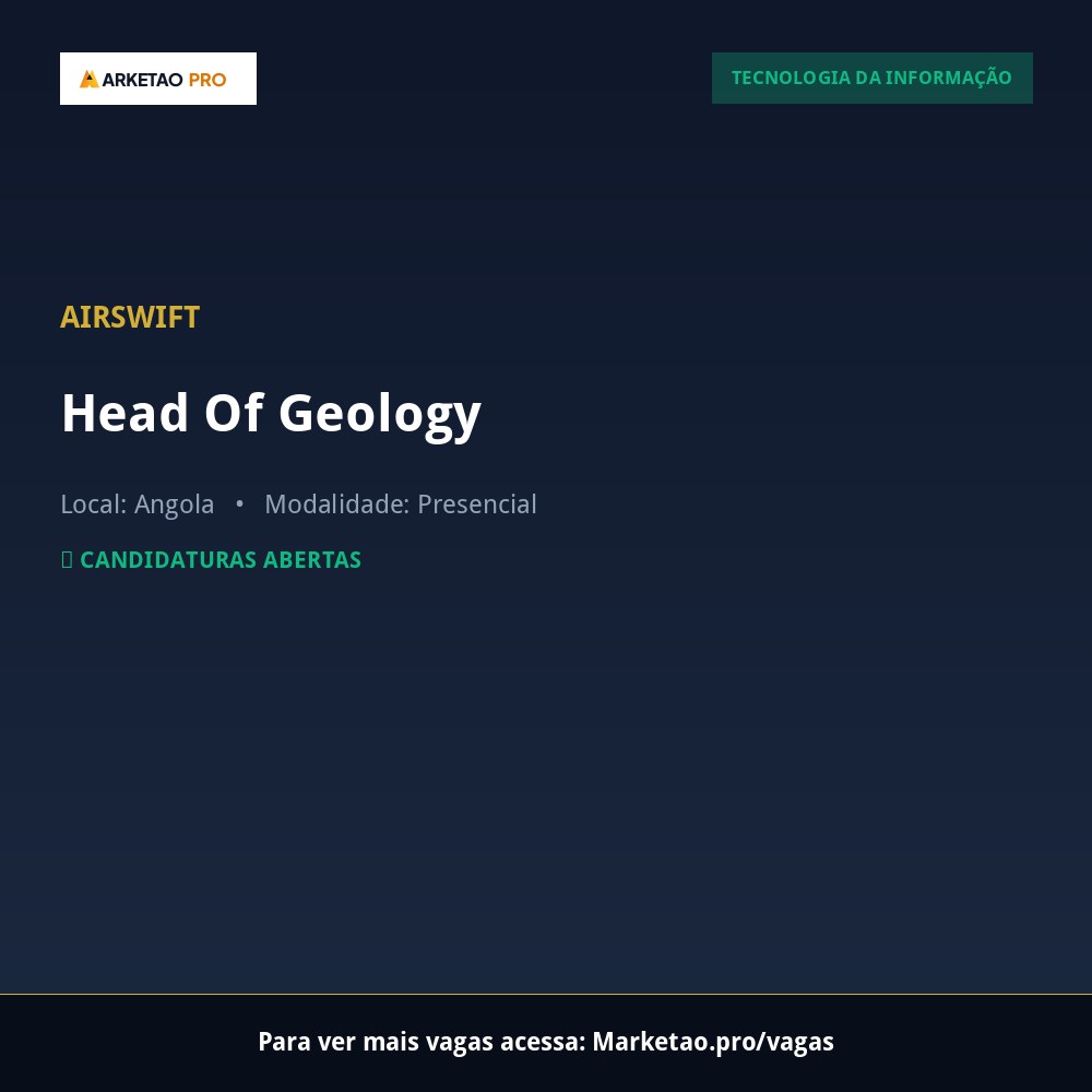 Head Of Geology