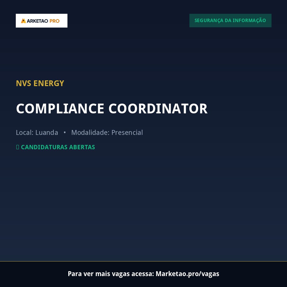 COMPLIANCE COORDINATOR