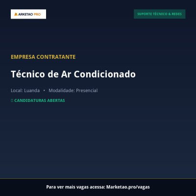 Técnico de Ar Condicionado