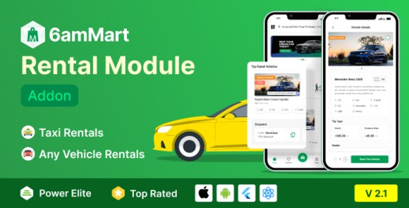 6amMart Car Rental Module v2.1 – Módulo de Aluguel de Carros para Marketplace baixar agora