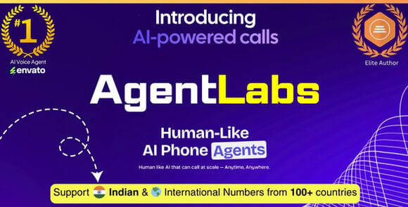 AgentLabs v5.4.5 – Plataforma SaaS de Agentes de Voz com IA e Inteligência de Leads baixar