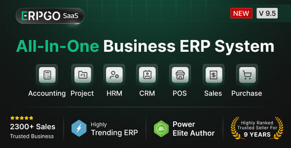 ERPGo SaaS v9.6 – Sistema ERP Empresarial Completo para Gestão de Negócios baixar agora