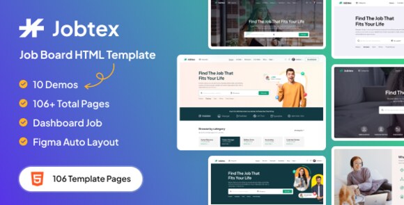 Jobtex – Template HTML para Plataforma de Empregos e Recrutamento download
